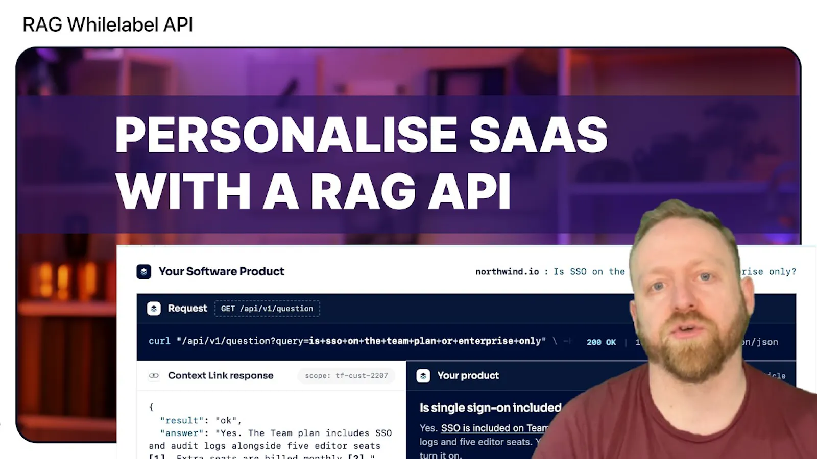 Context Link RAG API screenshot 1 (video preview)