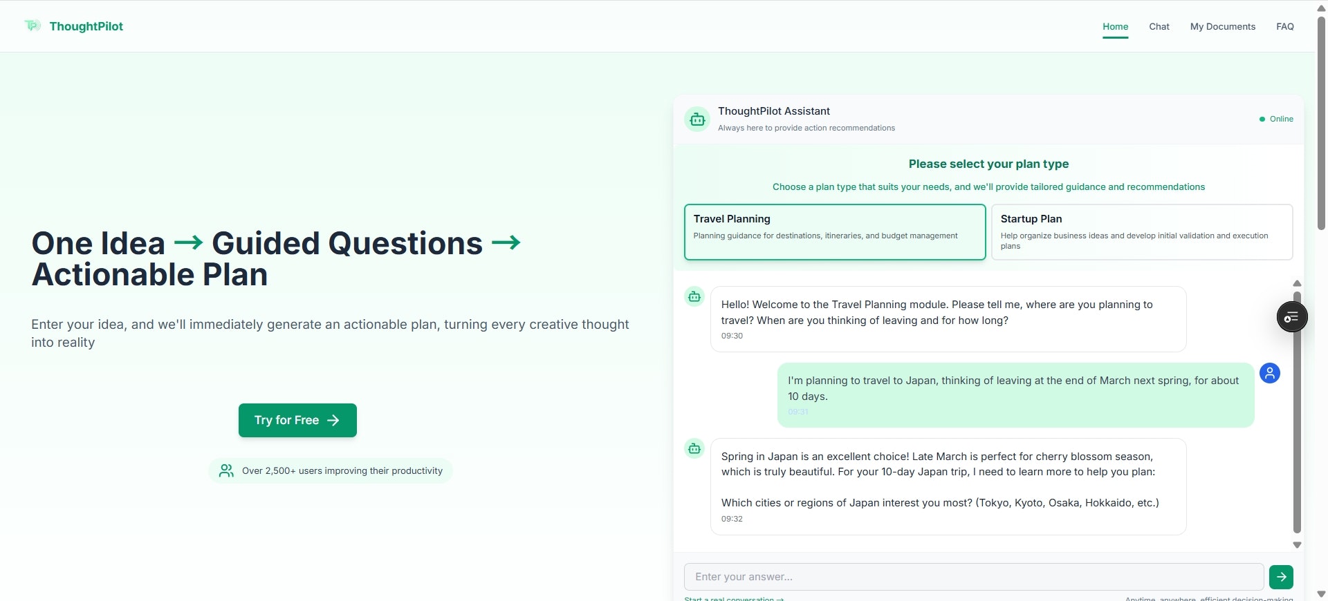 ThoughtPilot - Turn ideas into action plans media 1