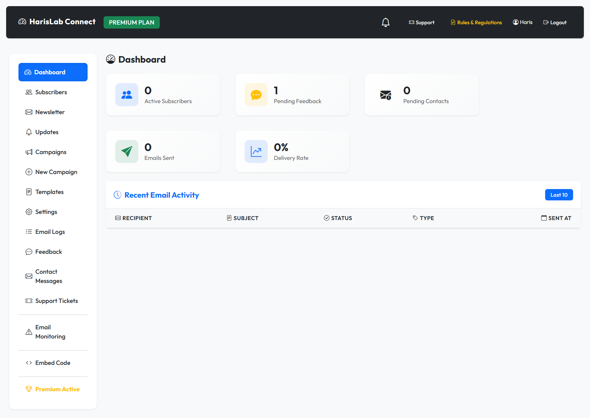 HarisLab Connect - Screenshot 2 showing product features and functionality