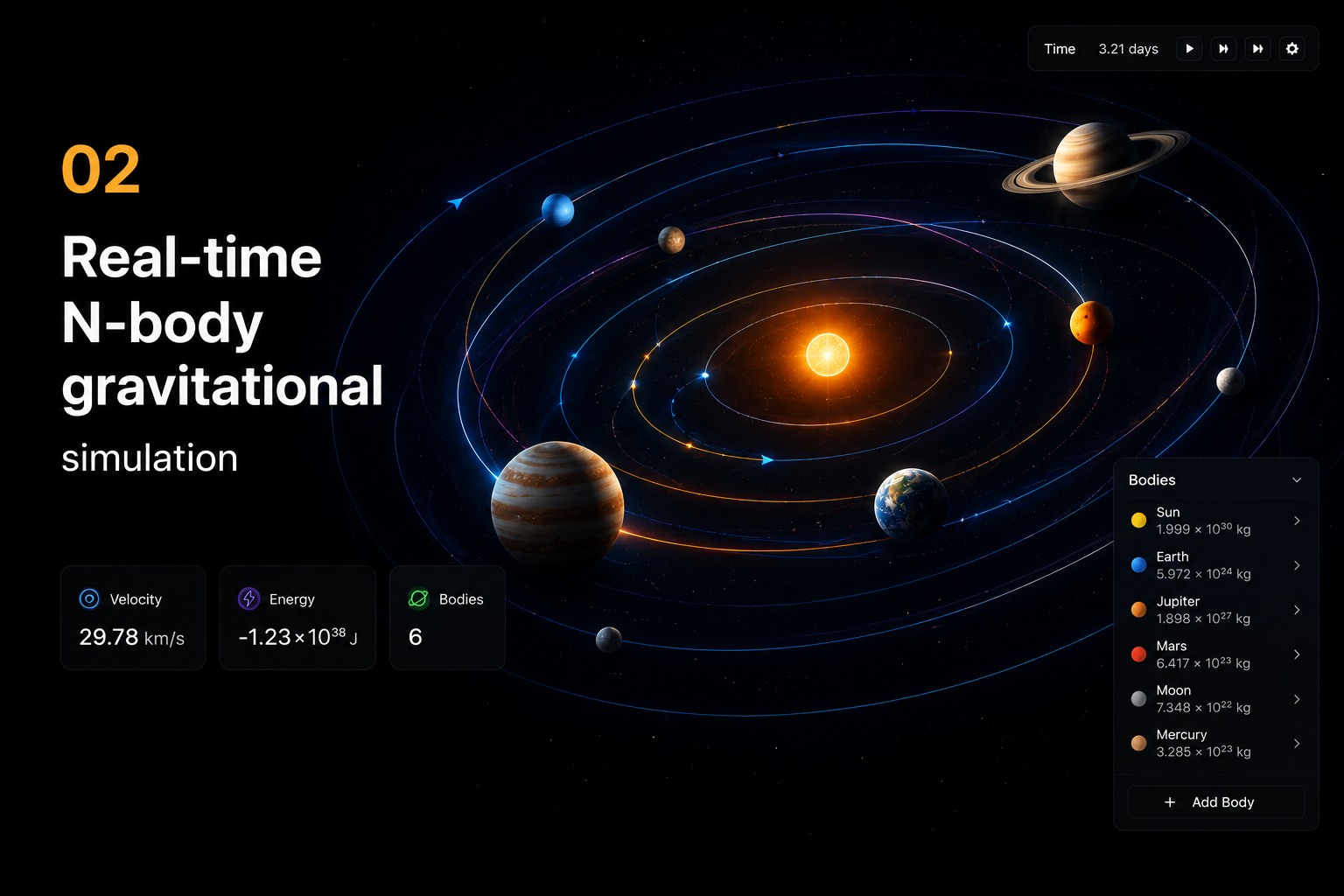 Gravity Simulator gallery image