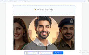 Online Circular Image Cropper gallery image