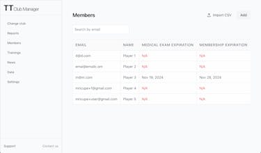 TT Club Manager gallery image