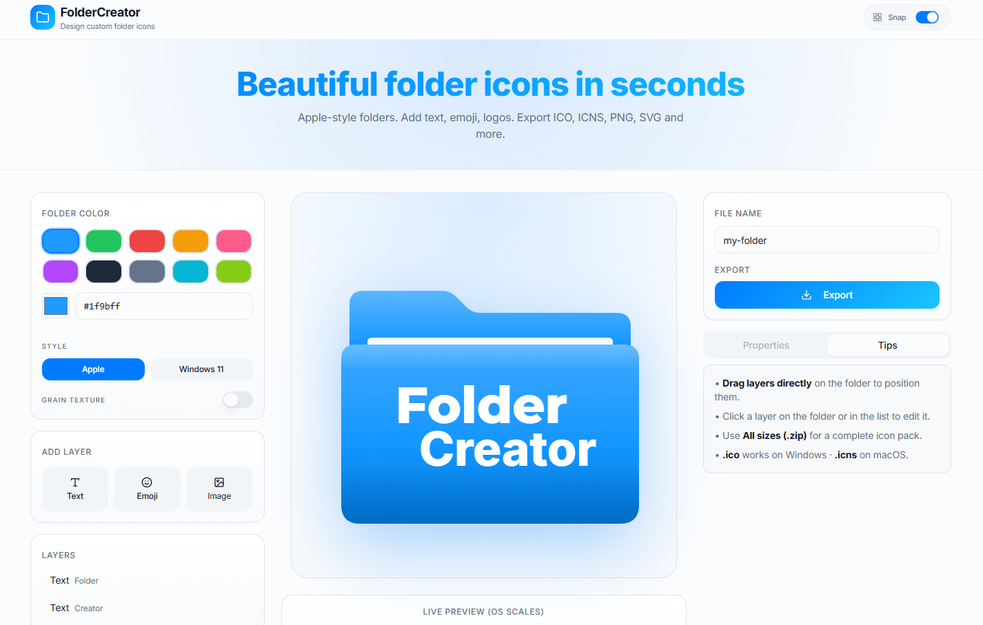 FolderCreator gallery image