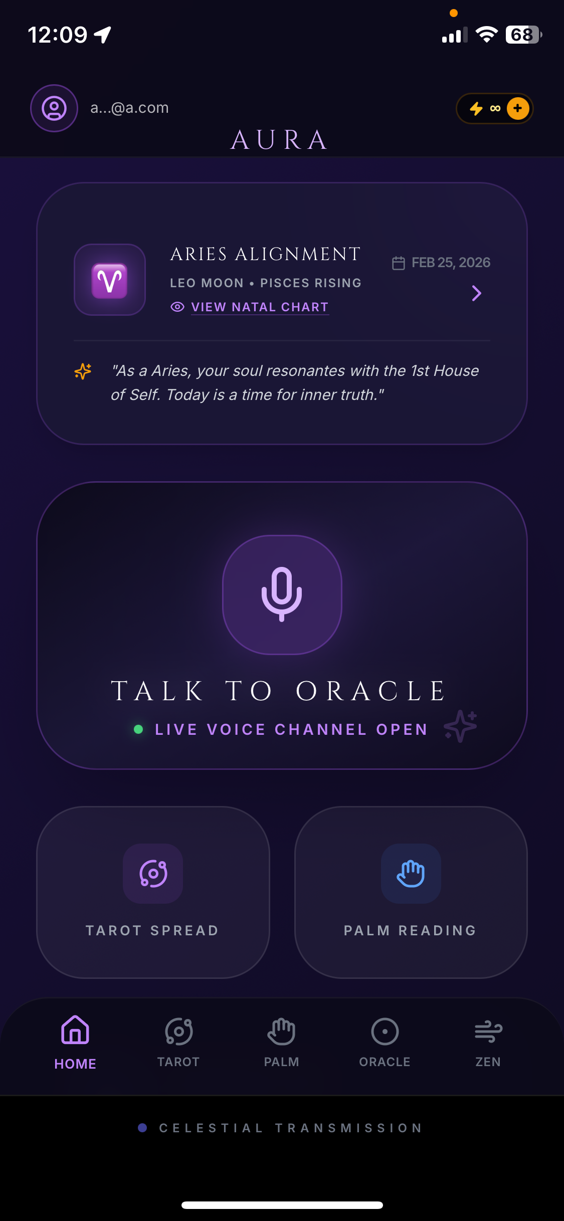 AuRA AI Astrology & Meditation App gallery image