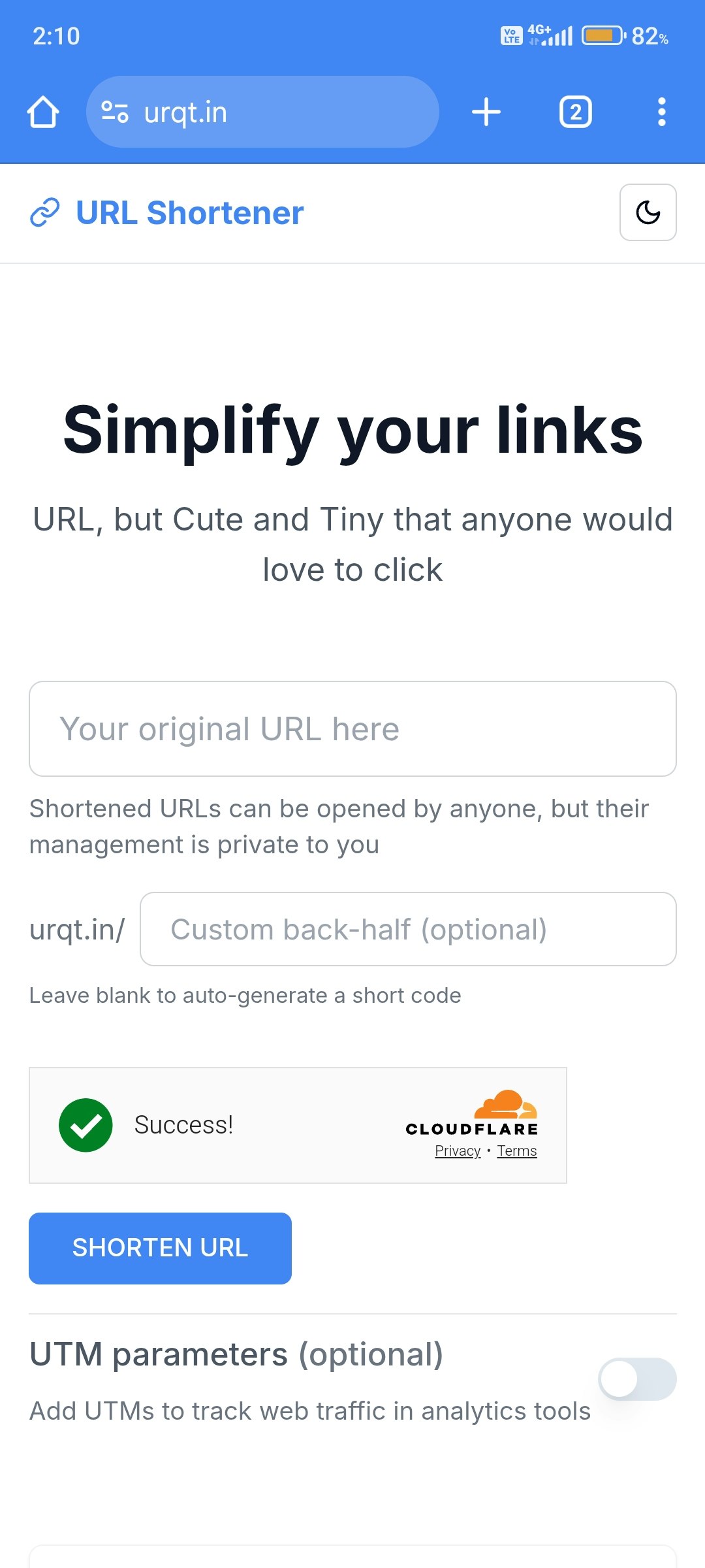 URL Shortener gallery image
