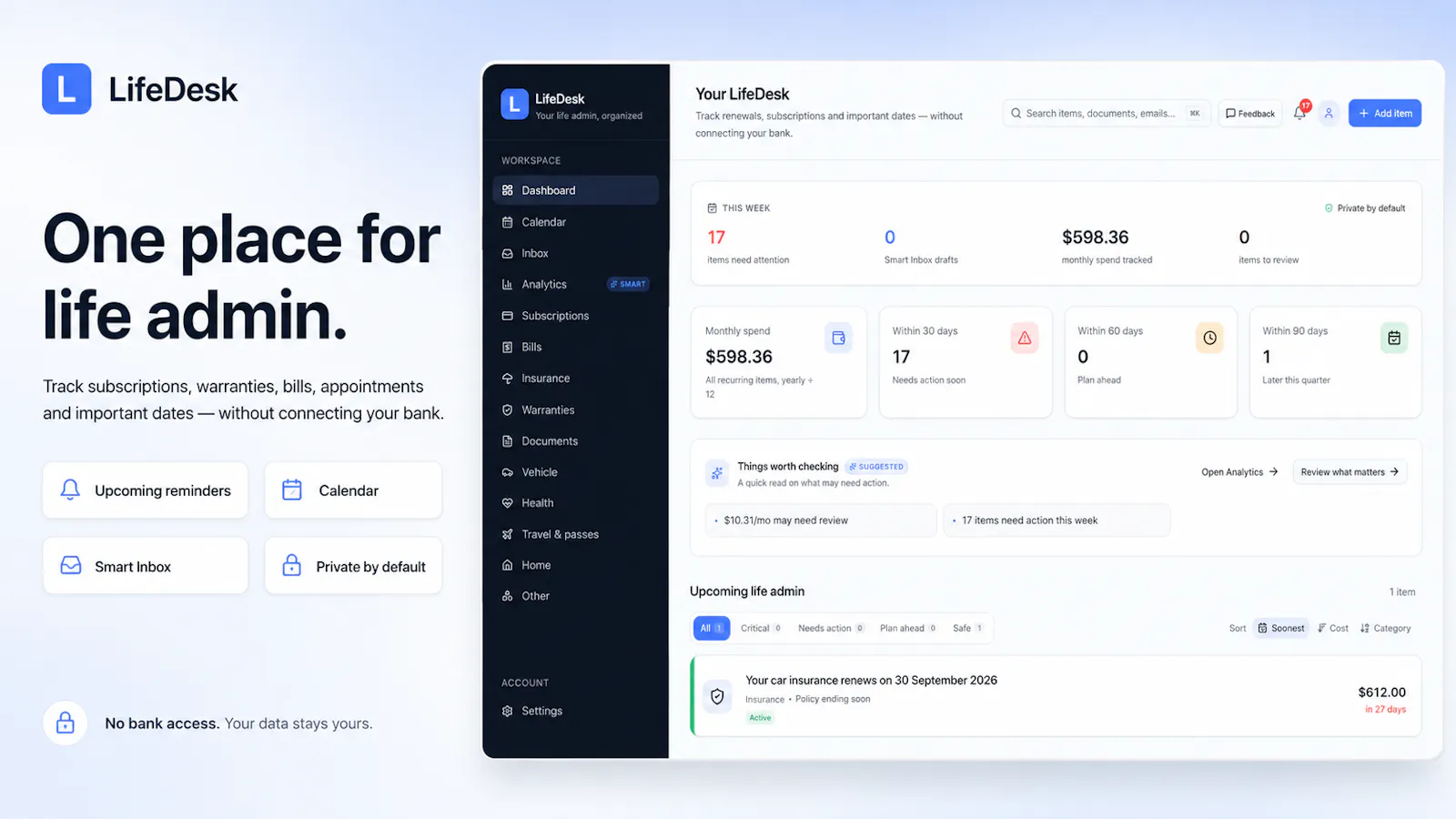 LifeDesk screenshot 4