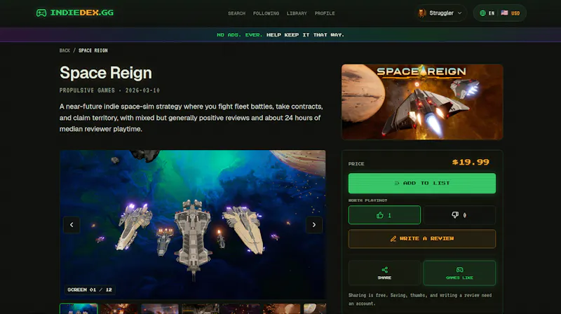 IndieDex screenshot 6