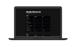 Studio Shortcuts media 3