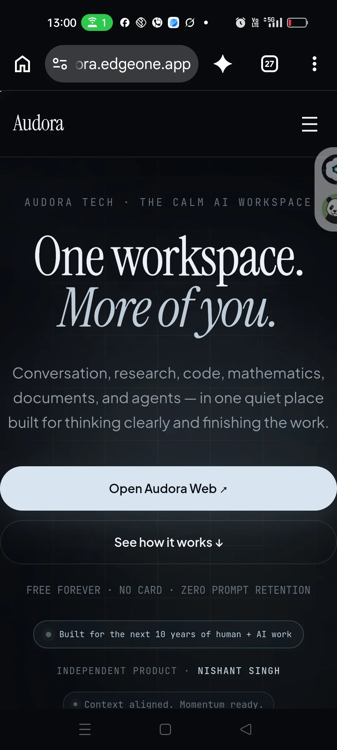 Audora OS gallery image