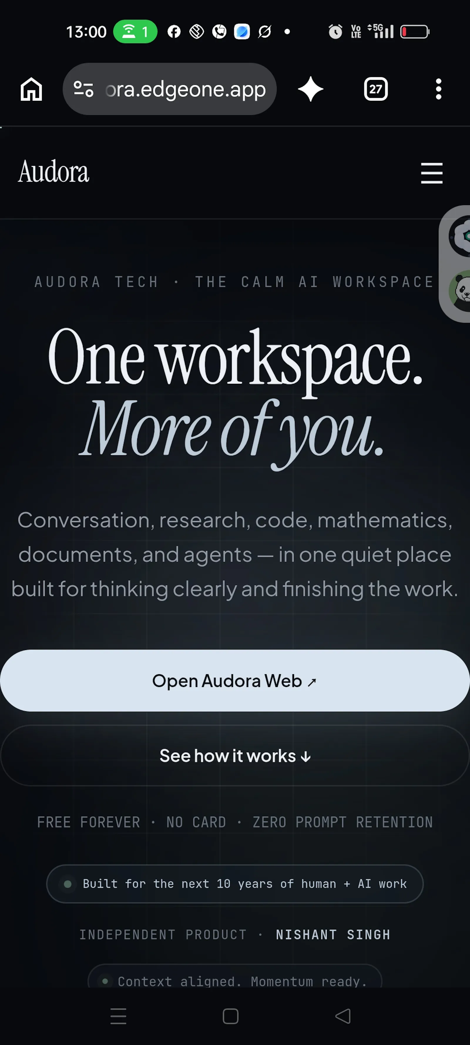 Audora OS screenshot 4