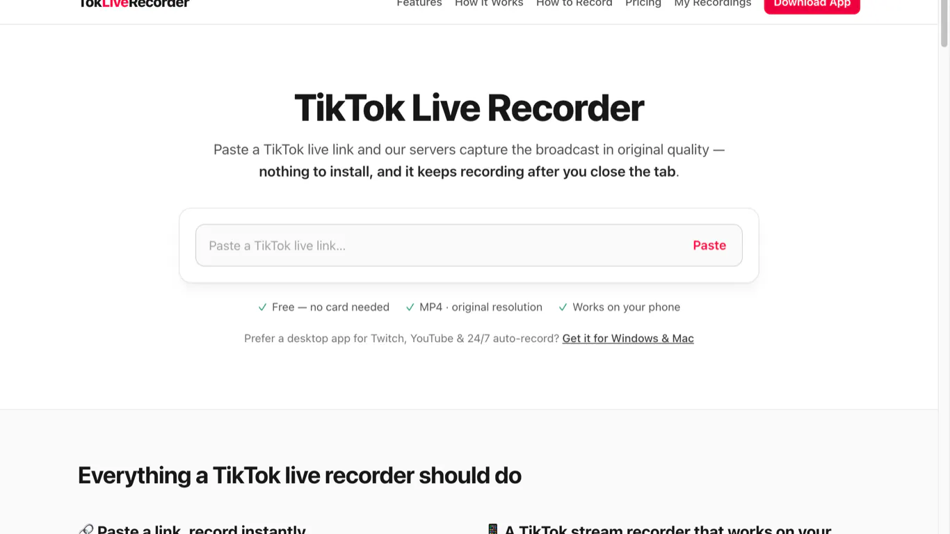 Tok Live Recorder gallery image