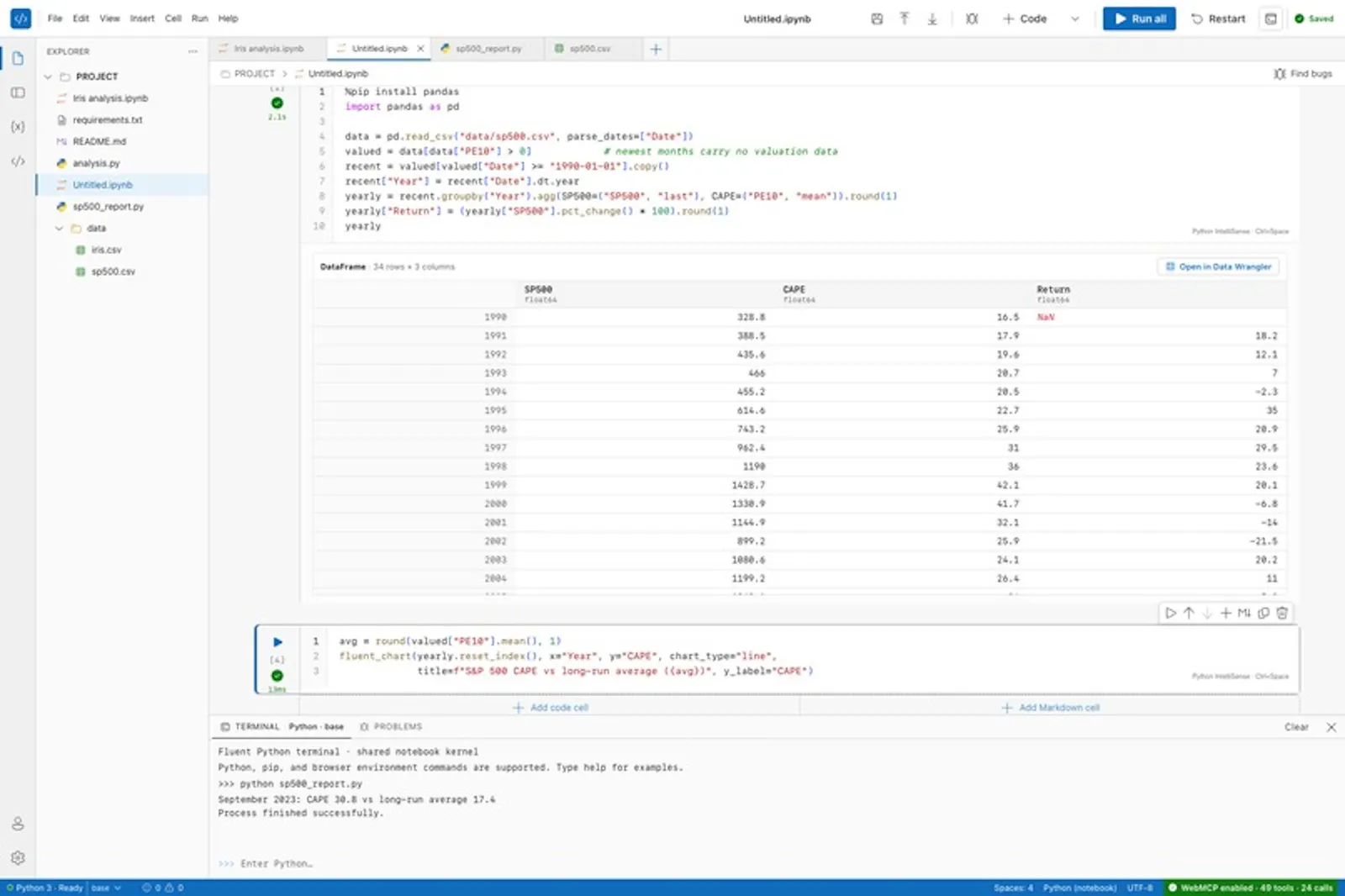 Fluent Notebook — Python in your browser screenshot 4