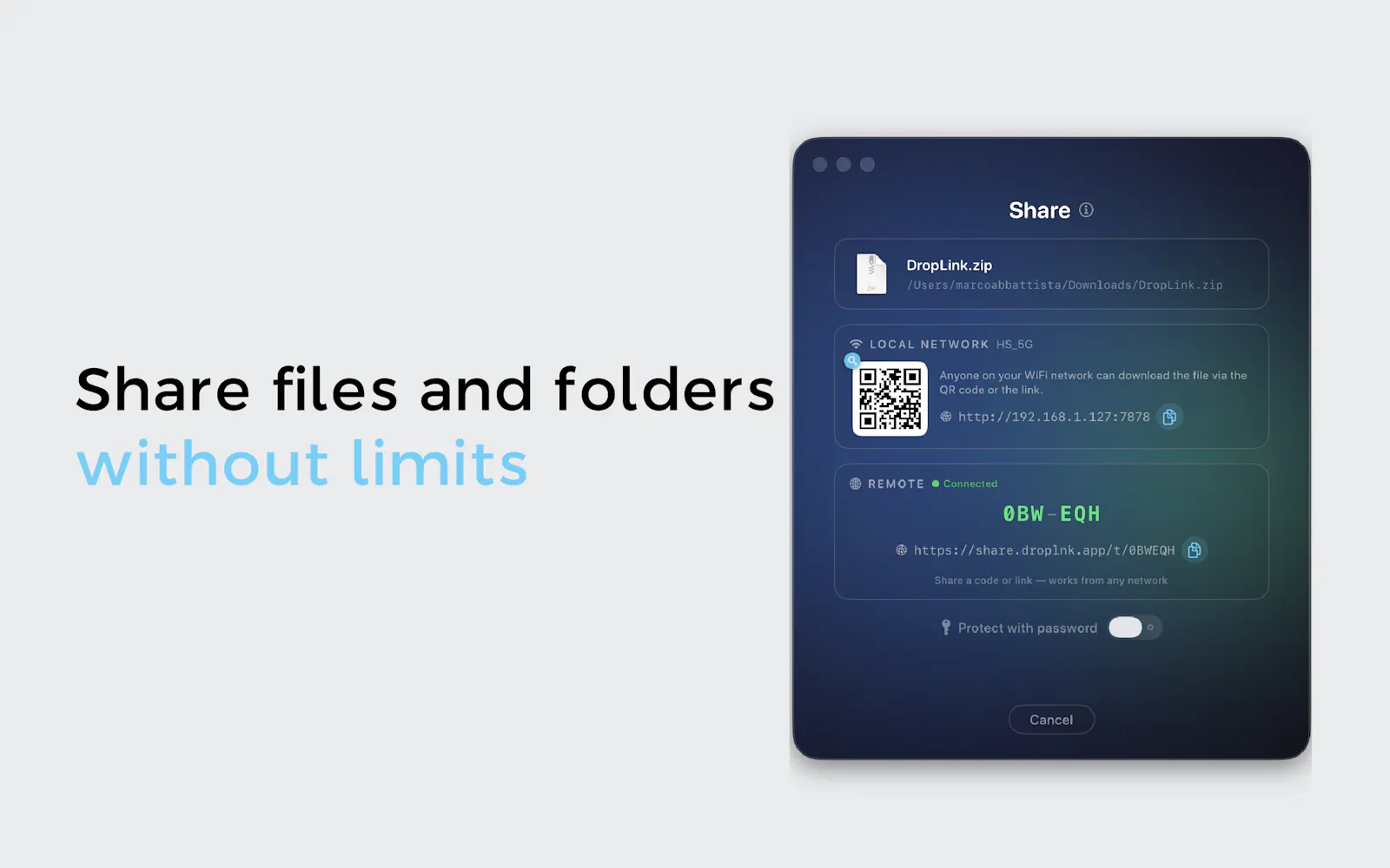 DropLink screenshot 3