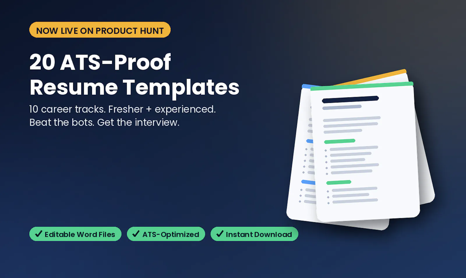 20 ATS-Proof Resume Templates screenshot 1
