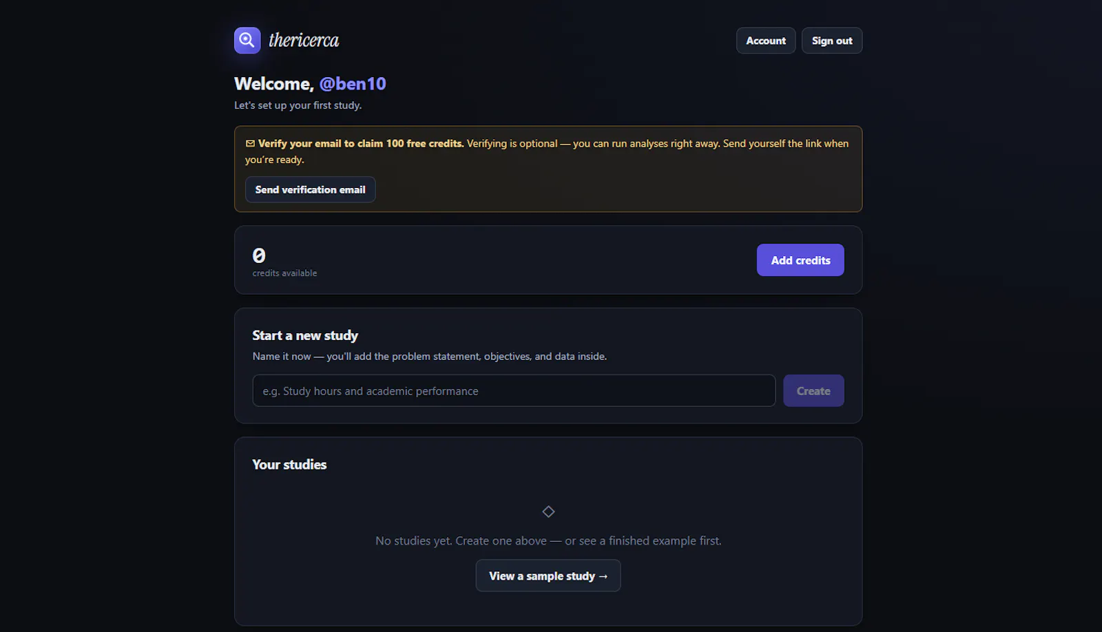 thericerca screenshot 3
