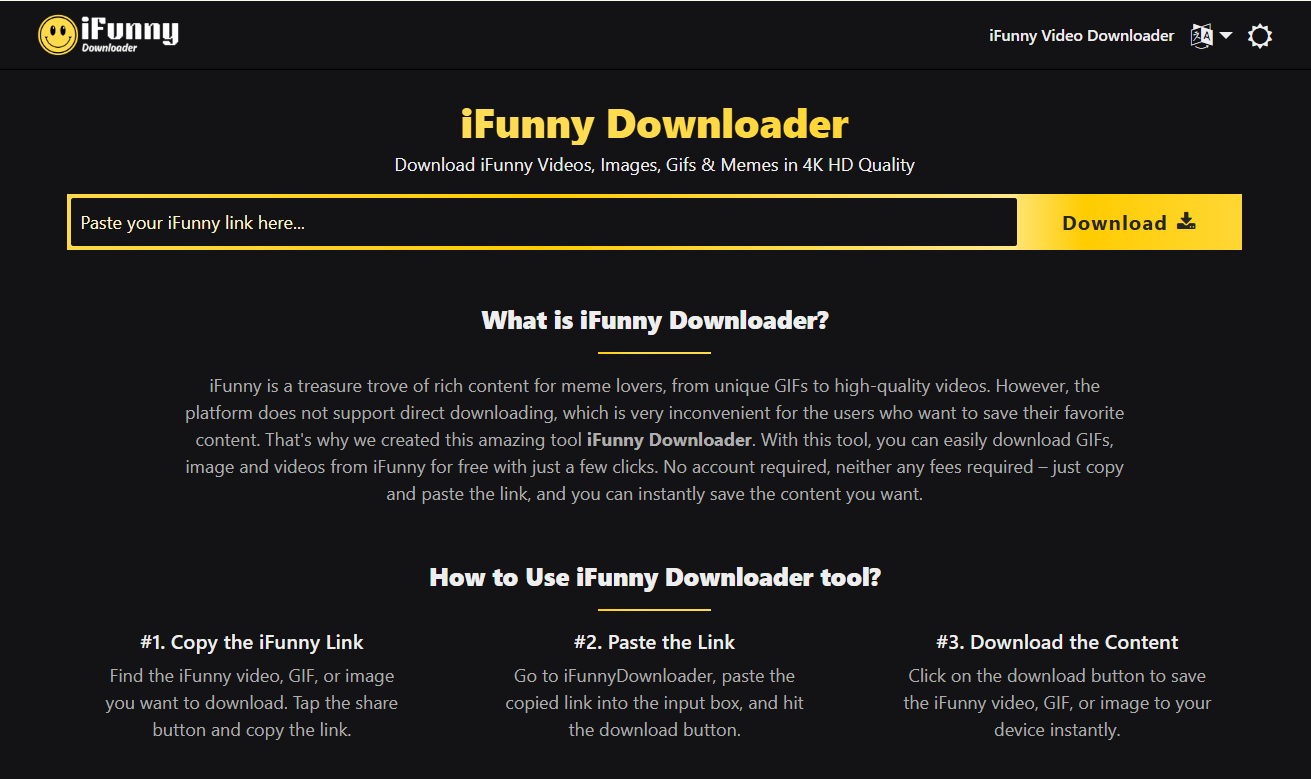 ifunny indirici - Ifunny videolarını, resimleri, gifleri ve memeleri kolayca indirin. medya 1