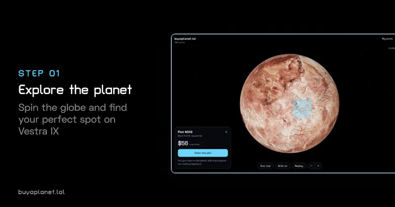 Buyaplanet.lol screenshot 2