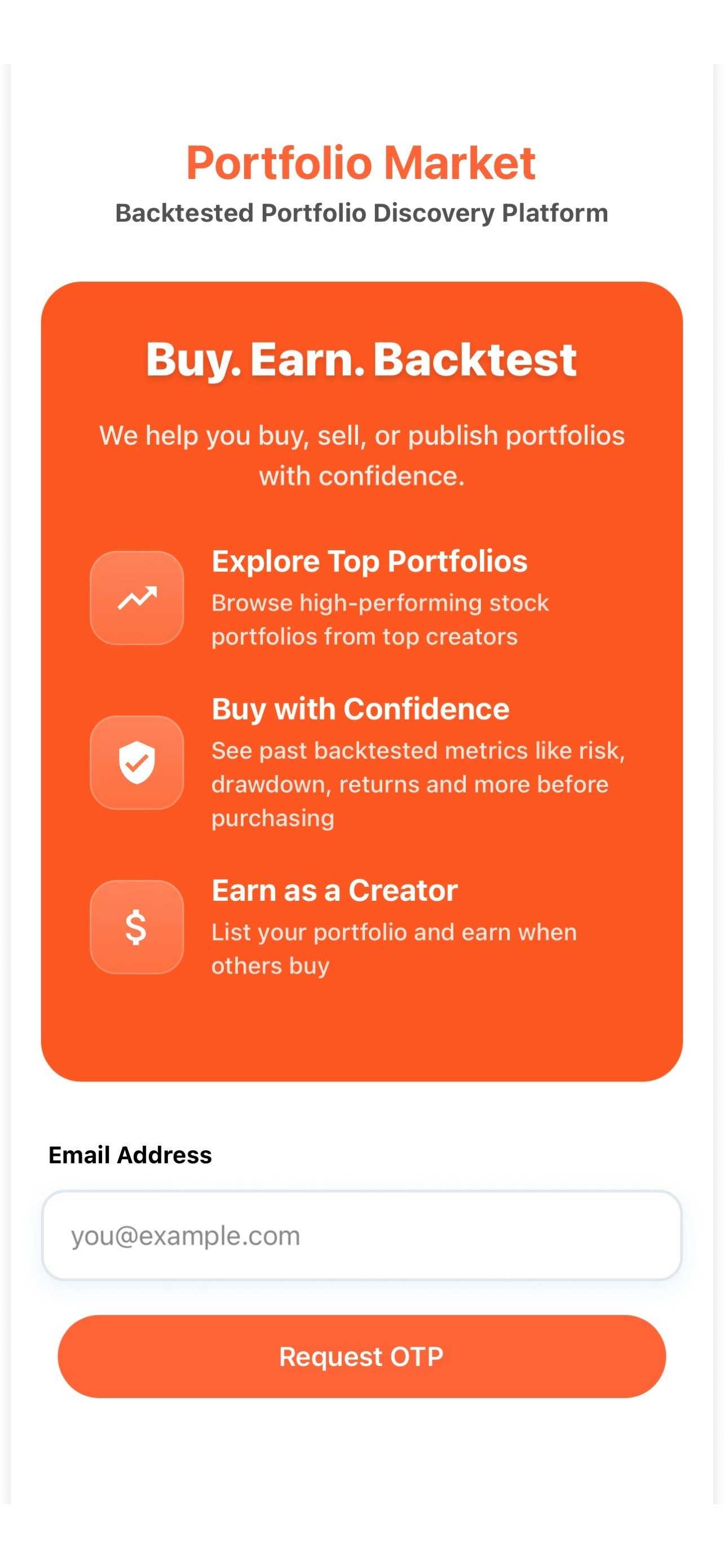 Portfolio Market gallery image