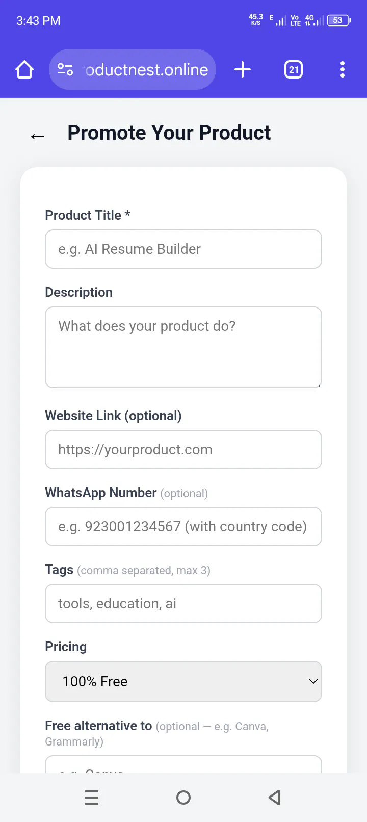 ProductNest — Web Directory gallery image