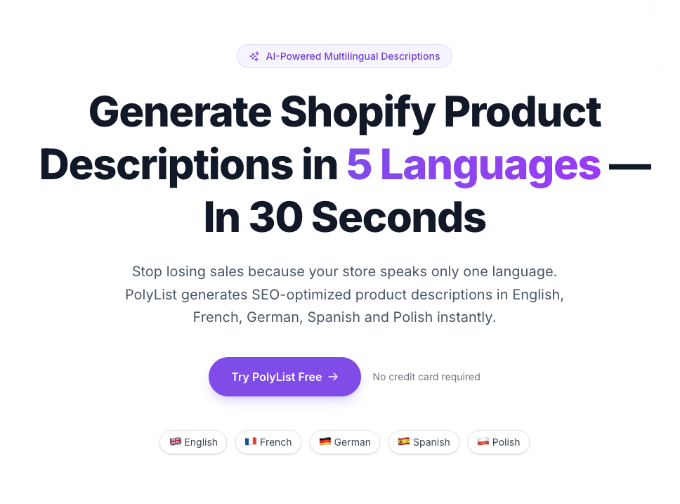 PolyList gallery image