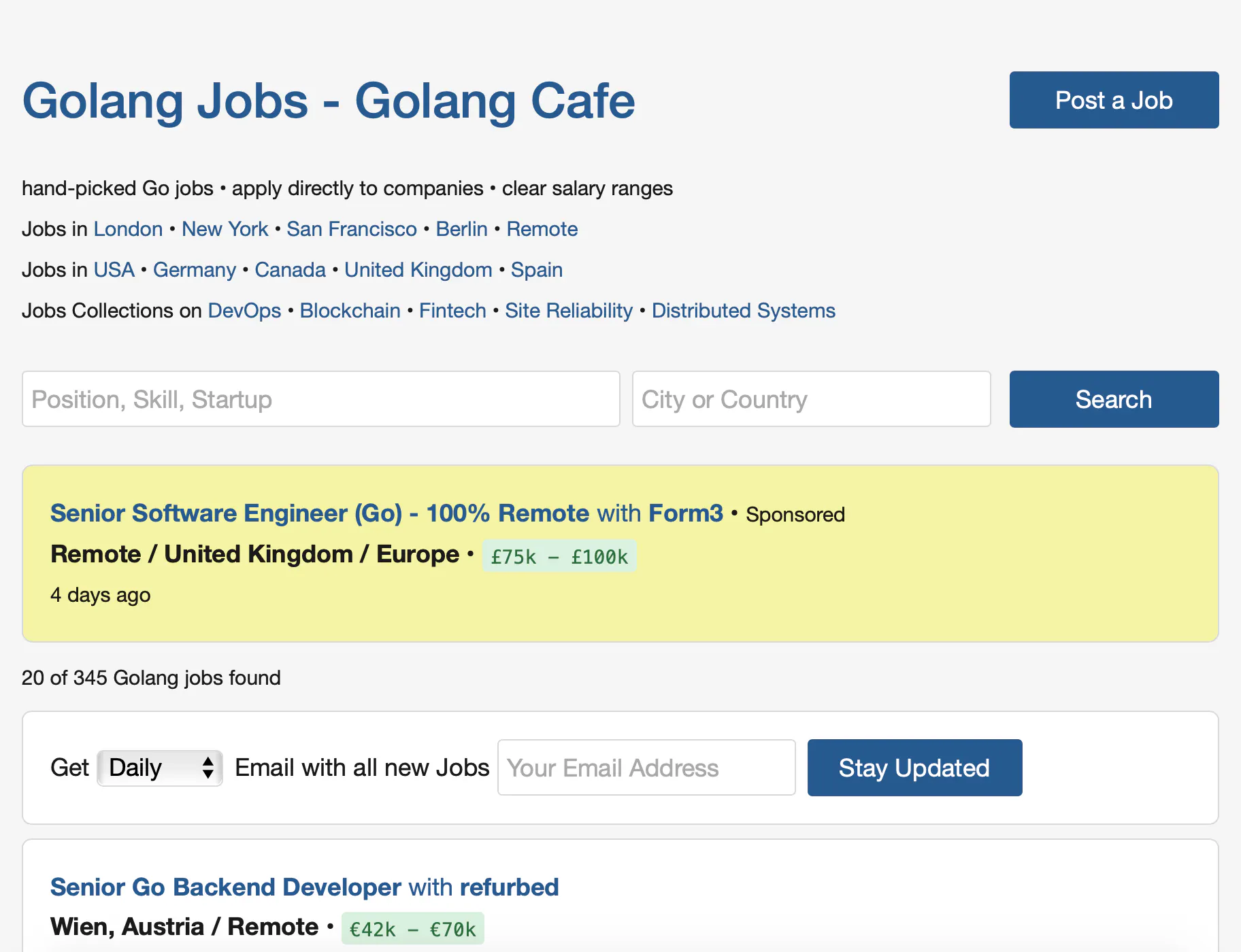 Golang Cafe gallery image