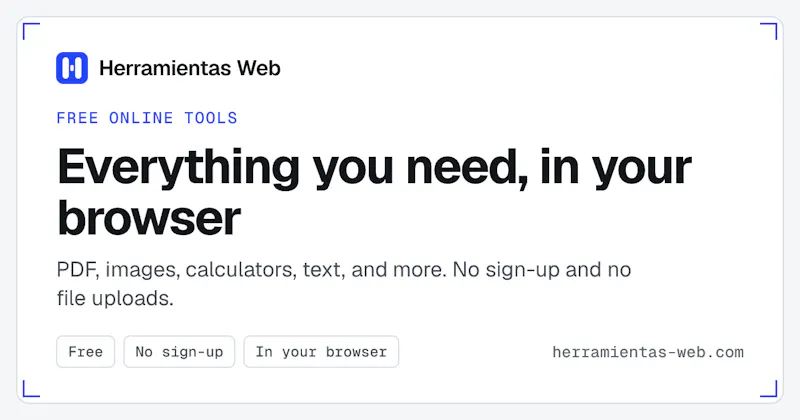Herramientas Web screenshot 1