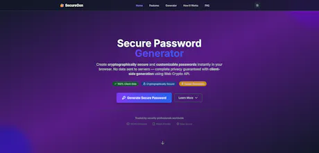 Secure Password Generator gallery image