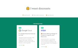 COVID-19 Startup Discounts 🦄 media 2