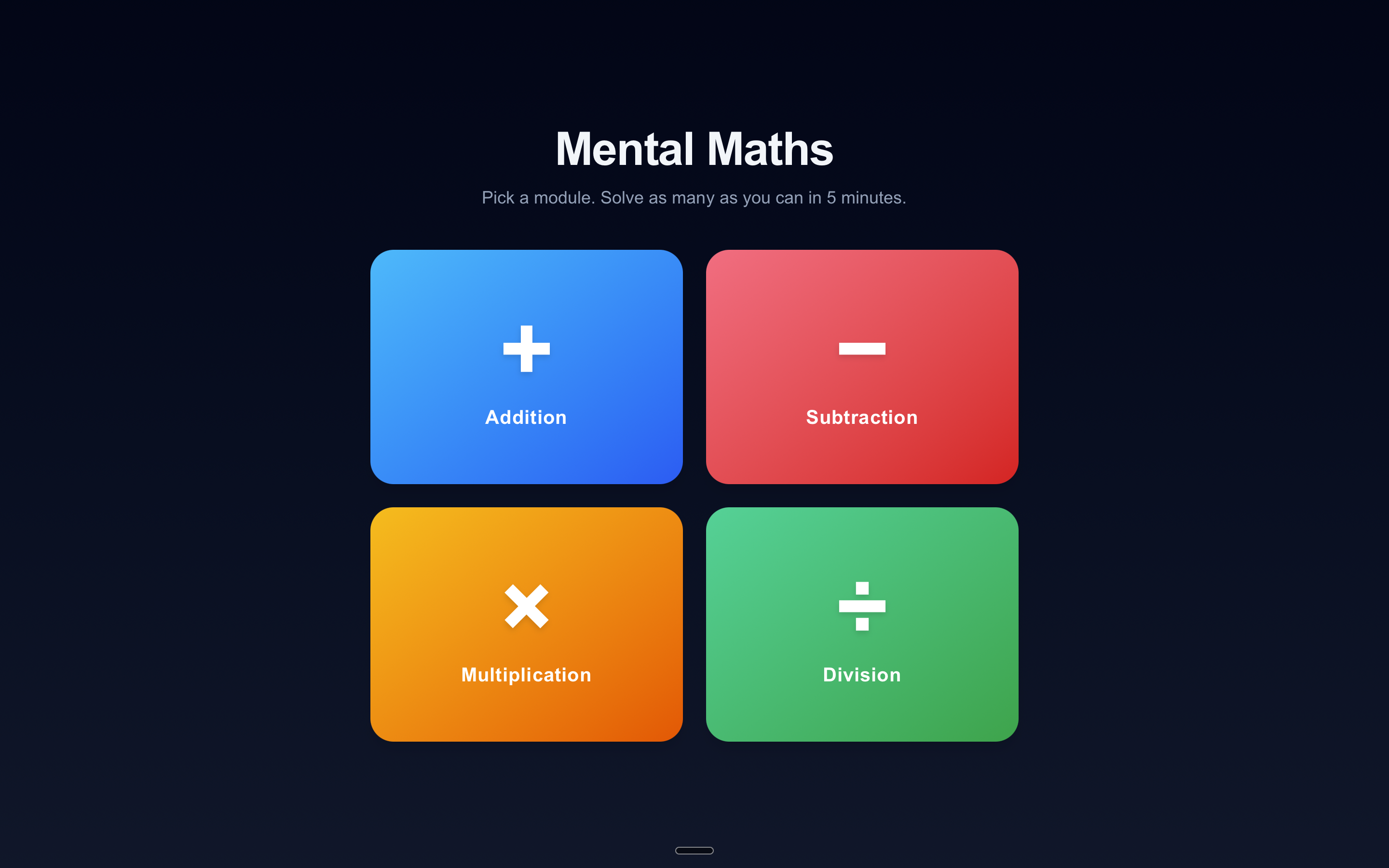 Mental Maths Trainer gallery image