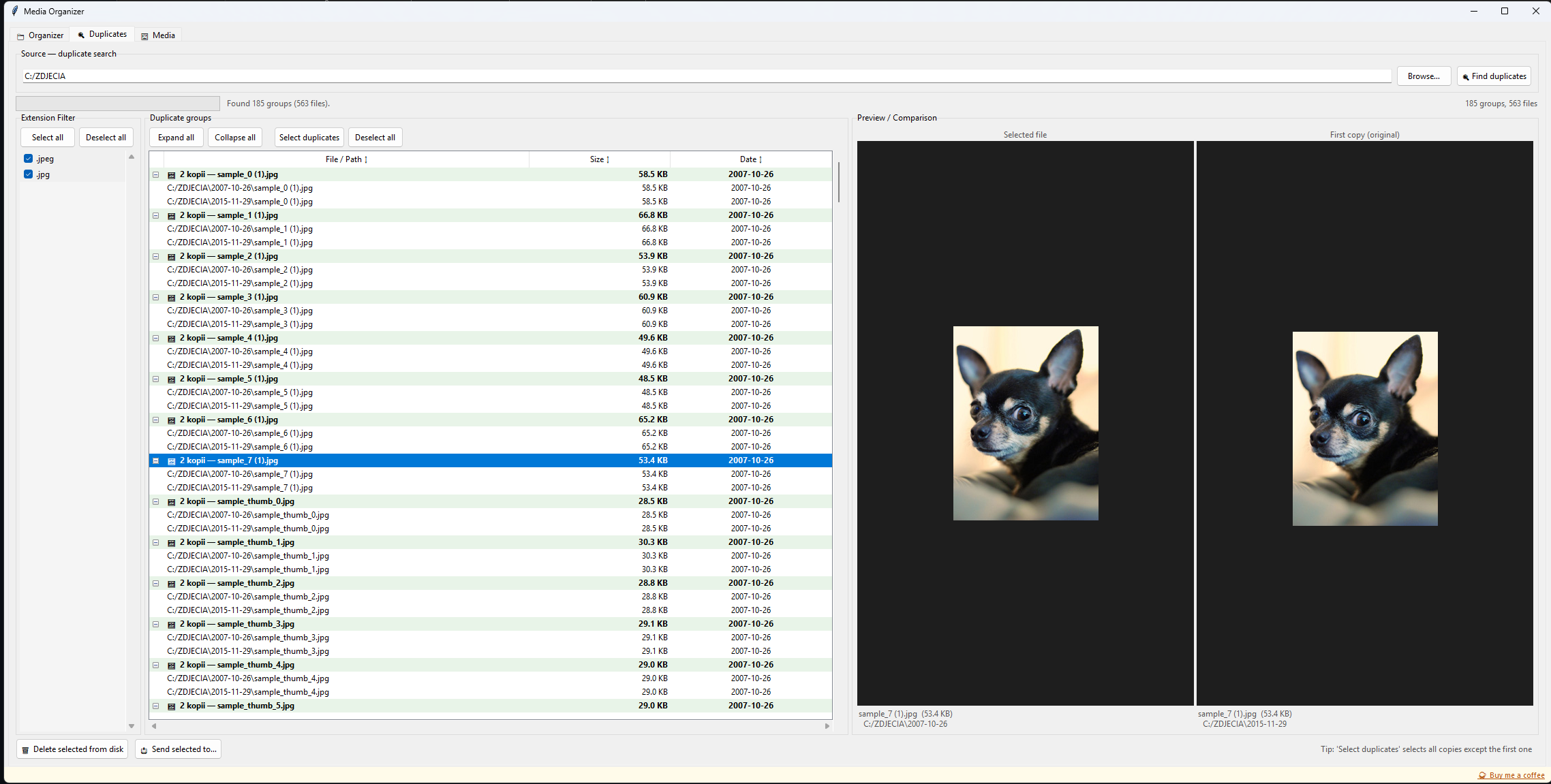 Media Organizer media 3