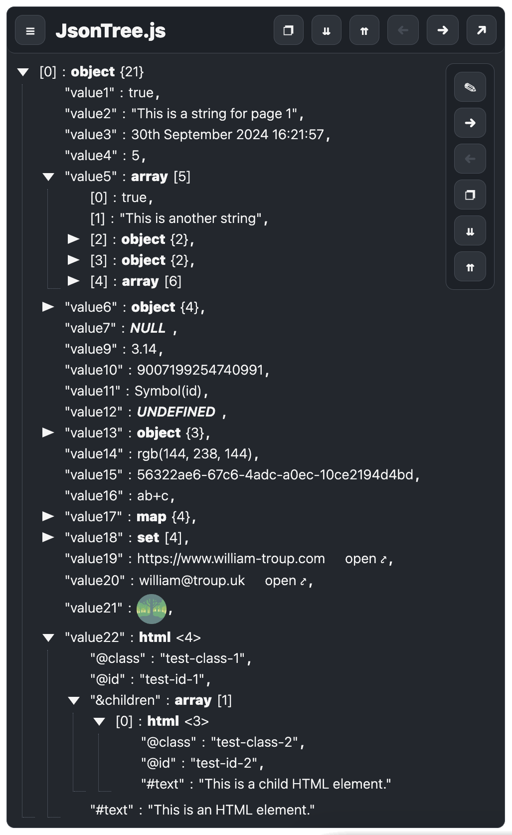 Jsontree.js - JavaScript JSON Visualizer media 2