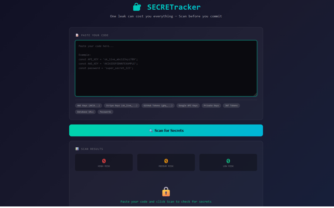 SECRETracker gallery image