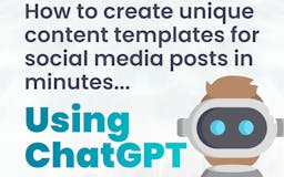 Create templates using ChatGPT media 1