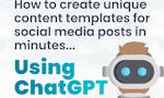 Create templates using ChatGPT image