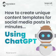 Create templates using ChatGPT gallery image