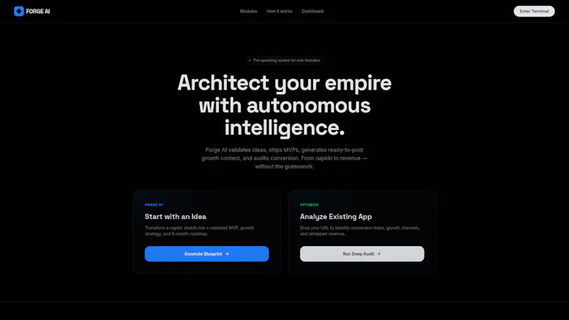 FORGE AI  screenshot 1