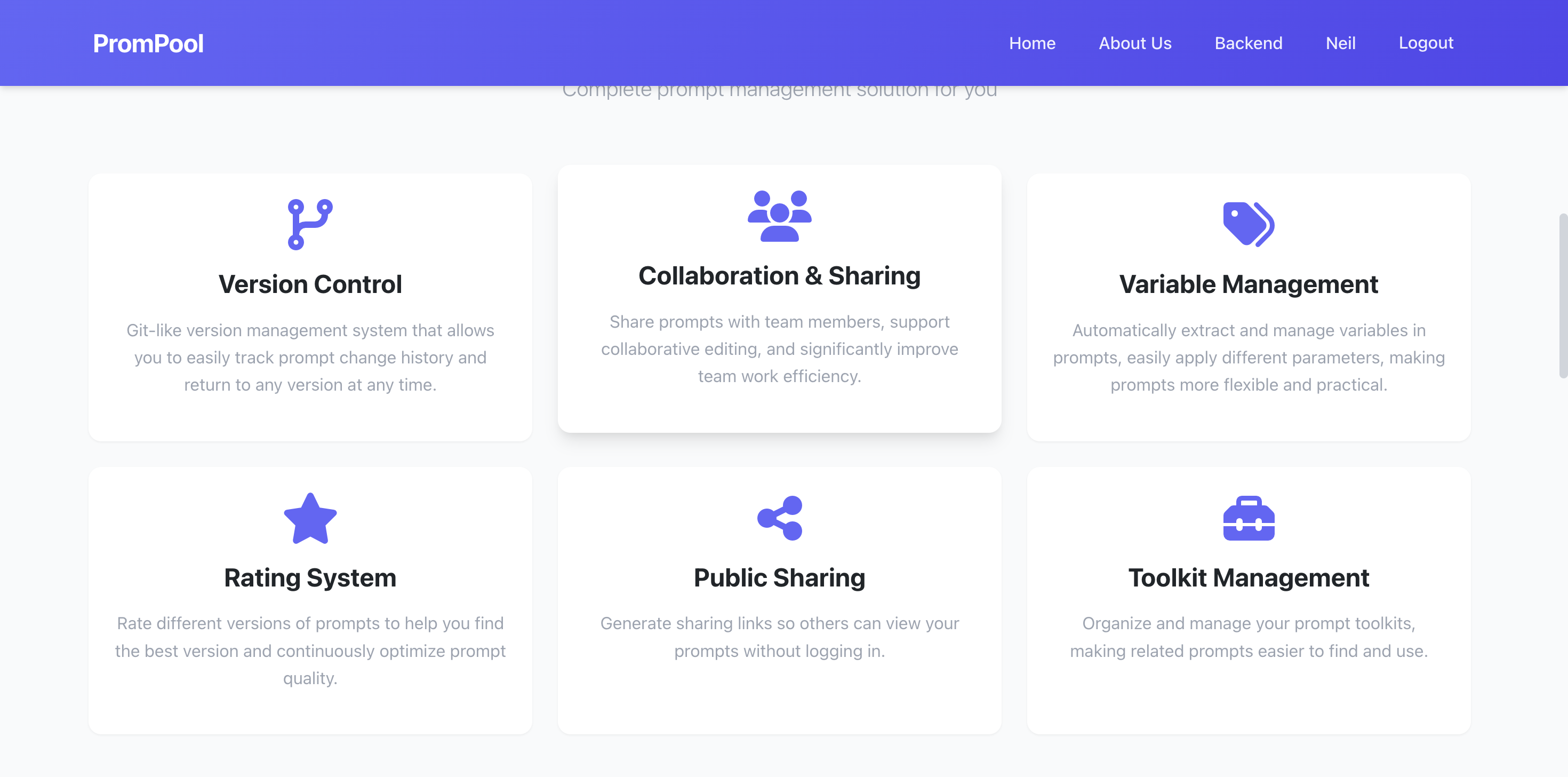 PromPool - NT IT Co., Ltd. - Screenshot 2 showing product features and functionality