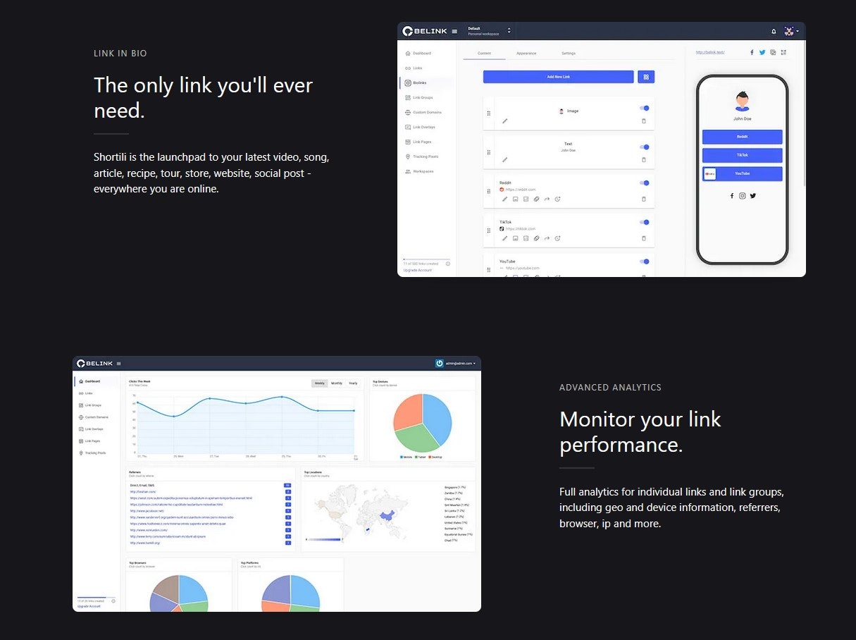 Shortili - Screenshot 3 showing product features and functionality