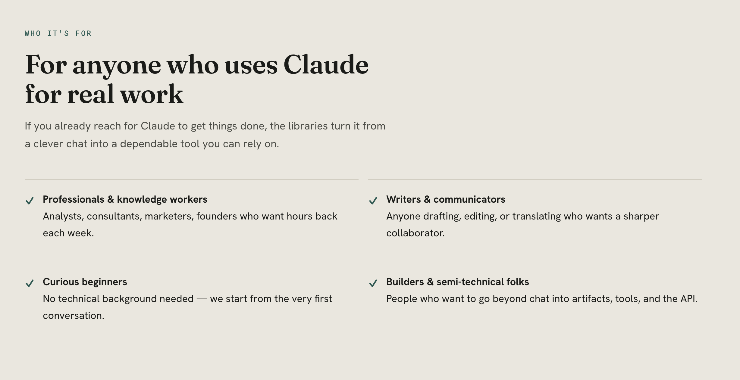 Working with Claude gallery image