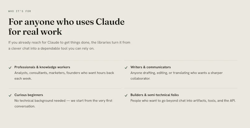 Working with Claude screenshot 2