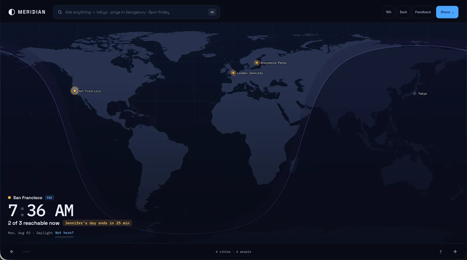 Meridian screenshot 1
