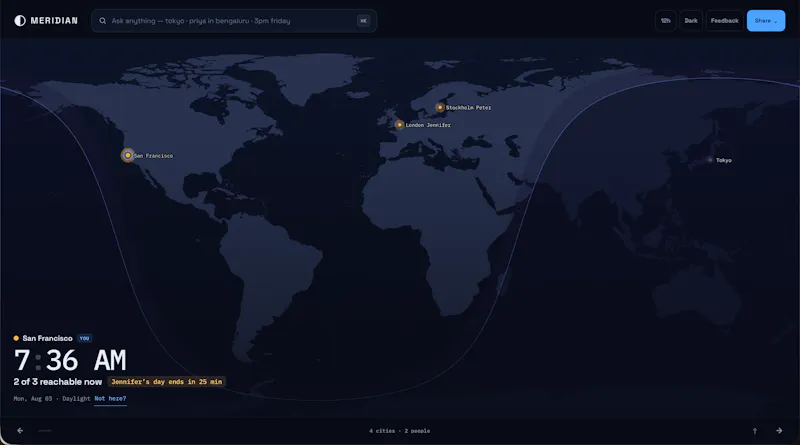 Meridian screenshot 1