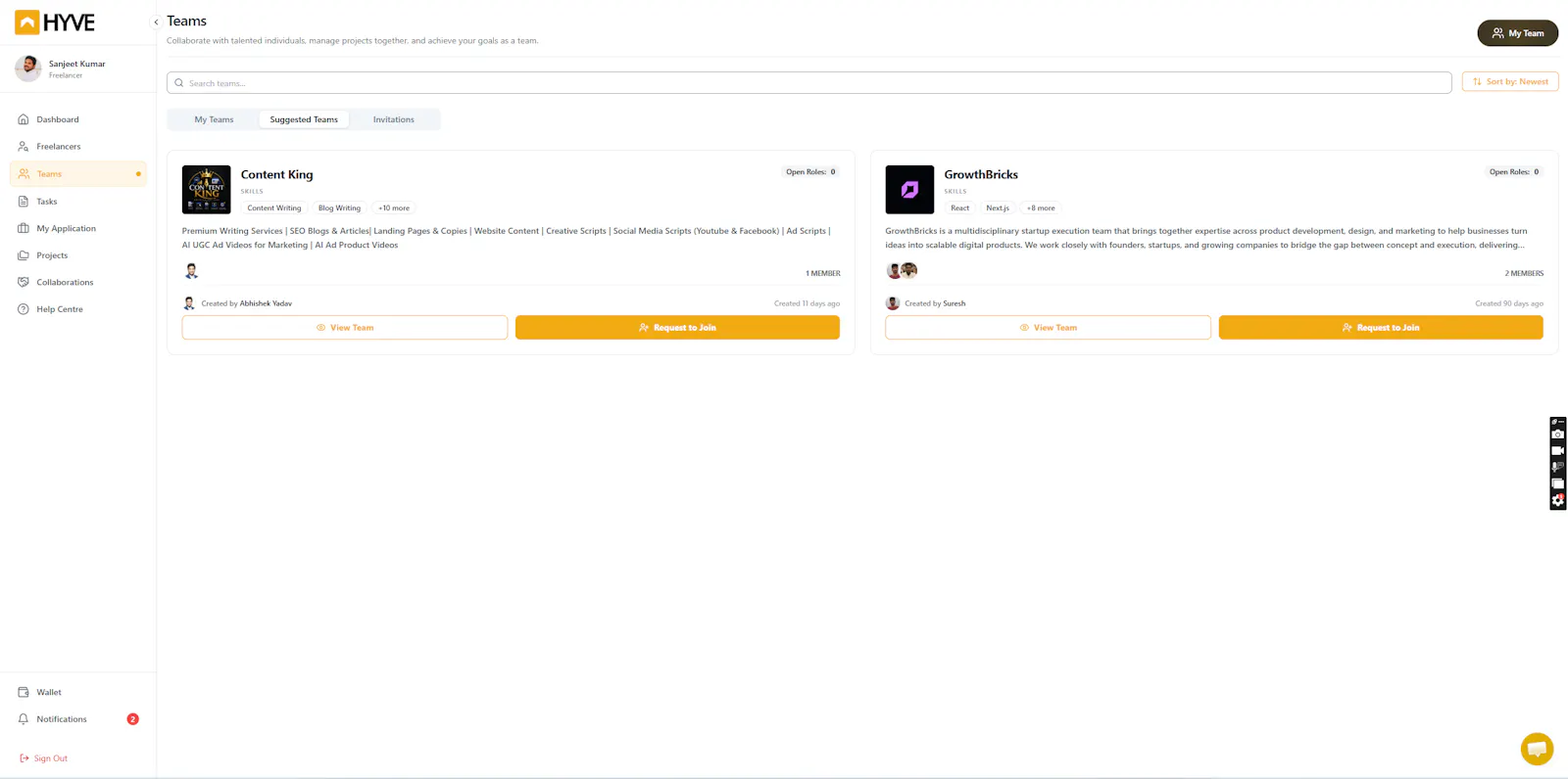HYVE screenshot 2