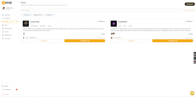 HYVE screenshot 2