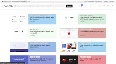 Public APIs gallery image