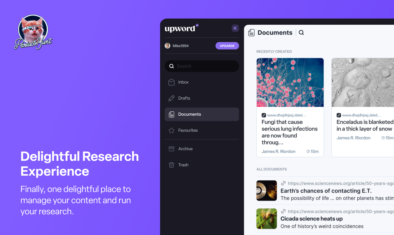 Upword 2.0 - Ваш новый помощник по исследованию искусственного интеллекта с SuperPowers медиа 3