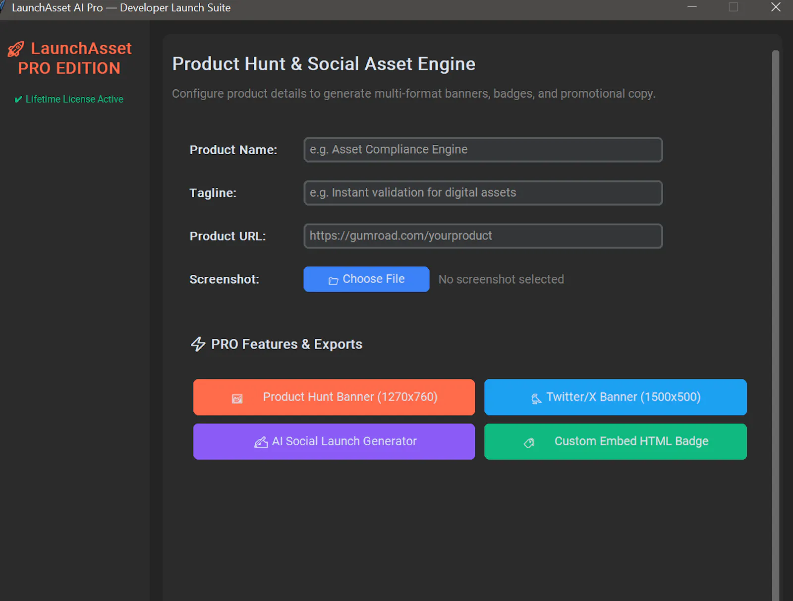 LaunchAsset AI screenshot 2