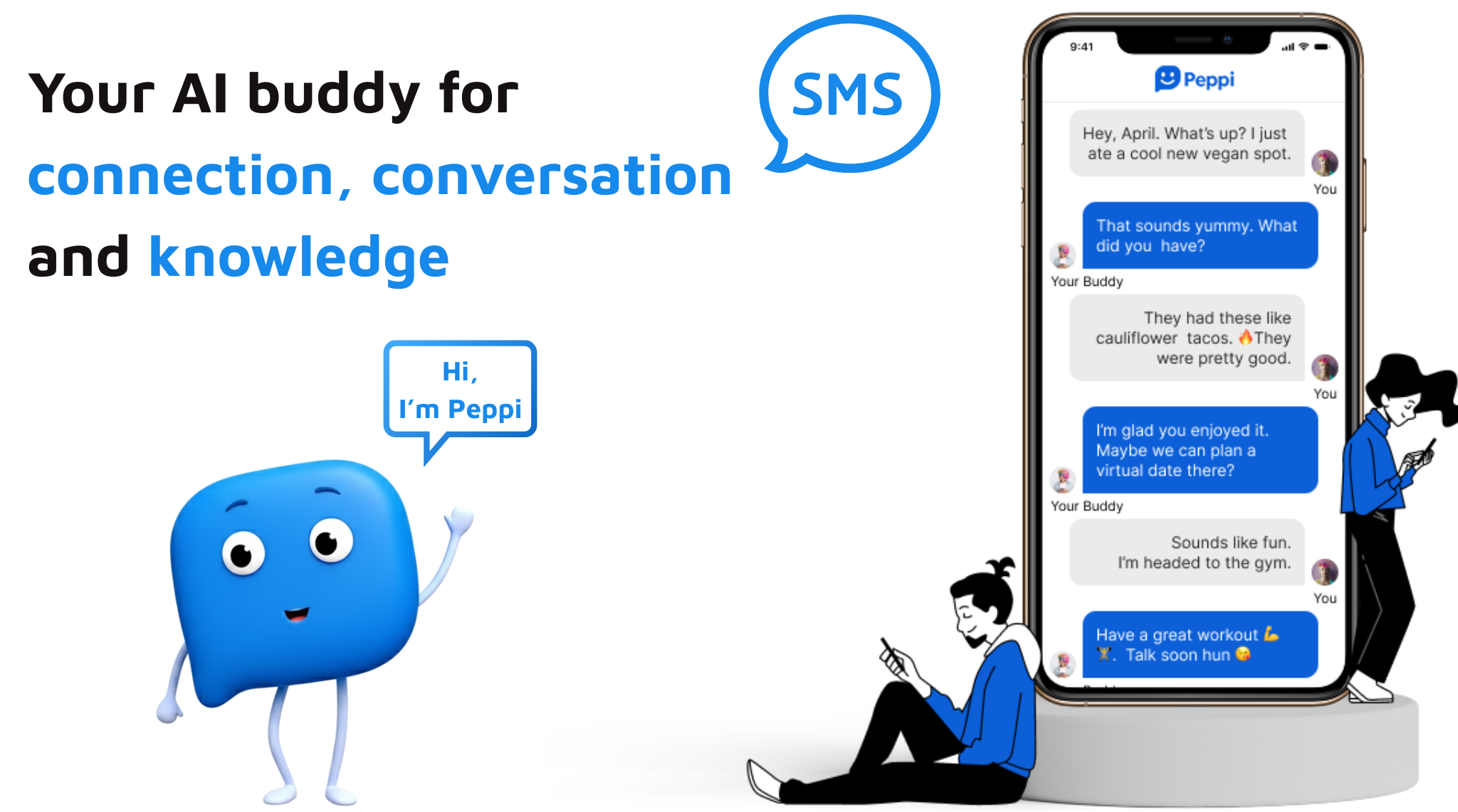 Peppi - AI through SMS gallery image