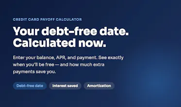 Credit Card Payoff Calculator gallery image