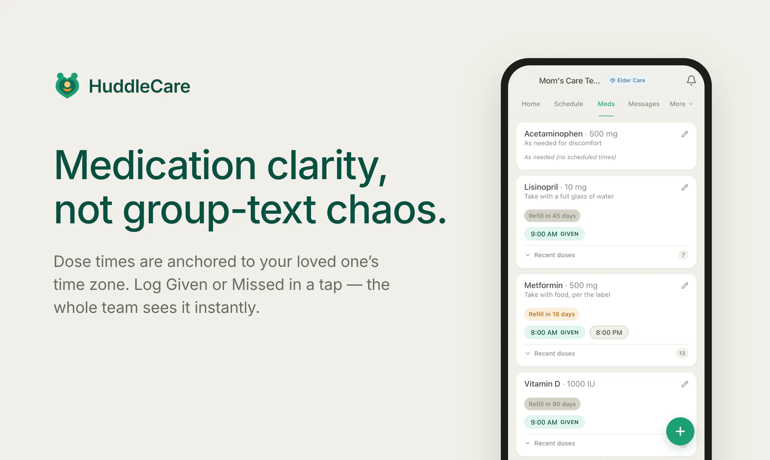 HuddleCare screenshot